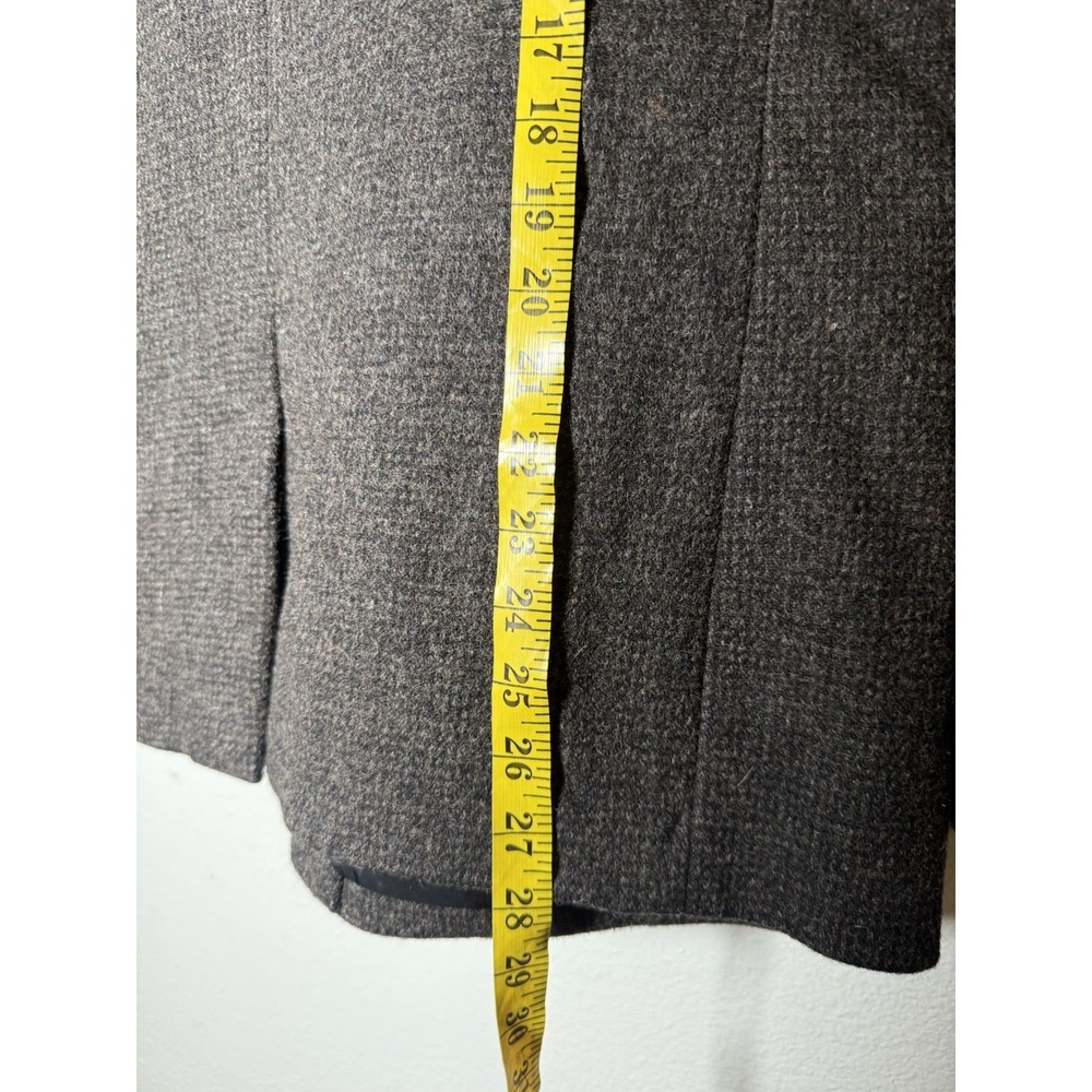 Ralph Lauren Denim & Supply Gray Tweed Wool Double Breasted Pea Coat Womens LG - Picture 11 of 11